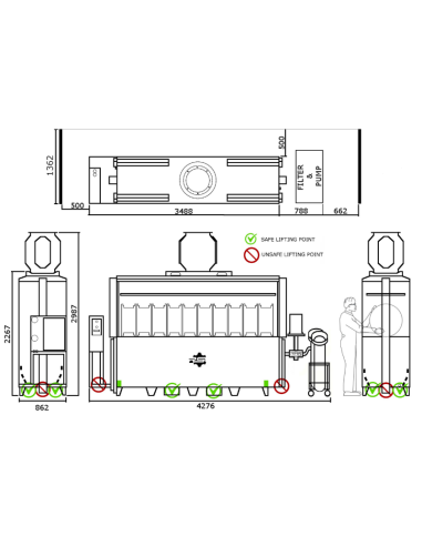 RS PRO - Bac de décapage 10 jantes