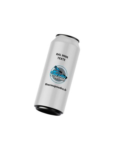 Gris RAL 9006 Texte Métallisé - Poudre Polyester | Thermolaquage