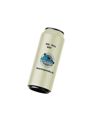 Gris RAL 7032 Mat - Poudre Polyester | Thermolaquage