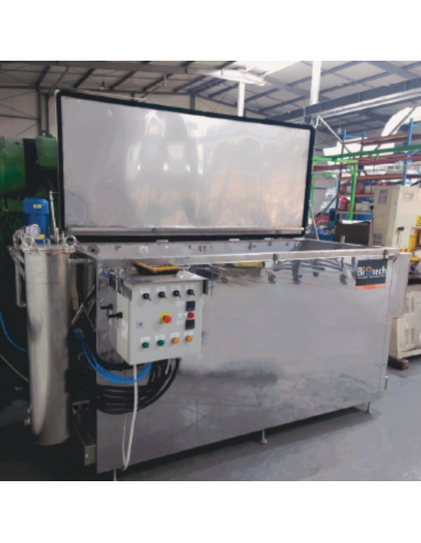 Bain décapage pour jantes en acier et...