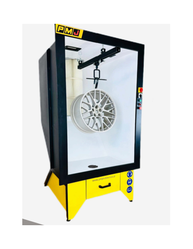 Cabine de peinture poudre pour jantes...