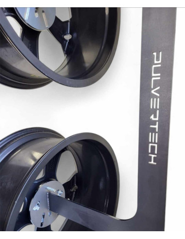 Support 2 jantes pour peinture au four