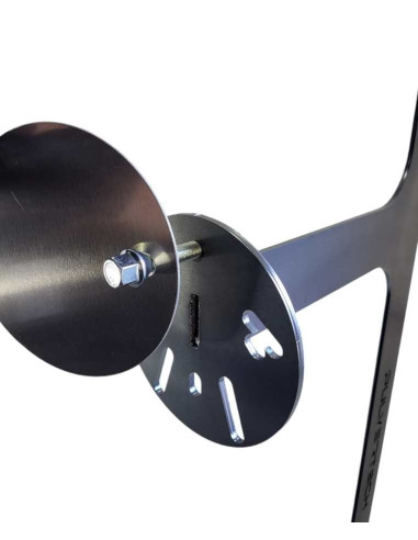 Support 2 jantes pour peinture au four