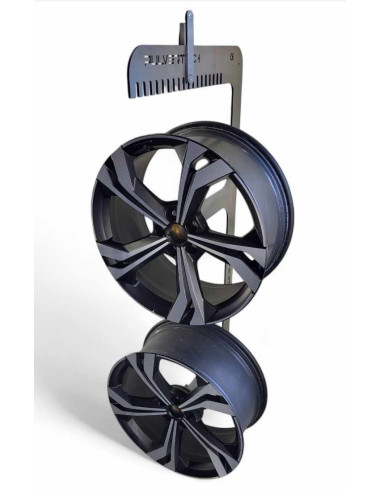 Support 2 jantes pour peinture au four