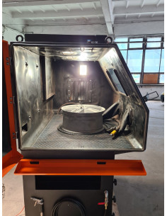 Cabine de sablage à manches... 2