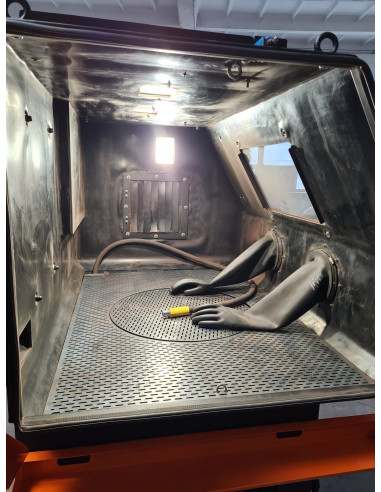 copy of Cabine de sablage à manches...