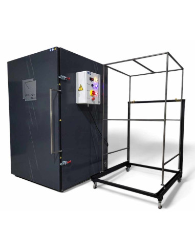 Four de thermolaquage - 4 jantes - 380V