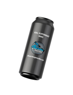 Noir RAL 9005 Supermat -...