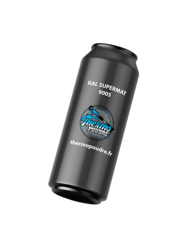 Noir RAL 9005 Supermat - Poudre...