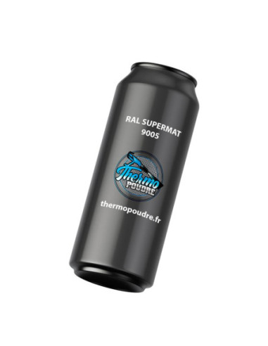 Noir RAL 9005 Supermat - Poudre...