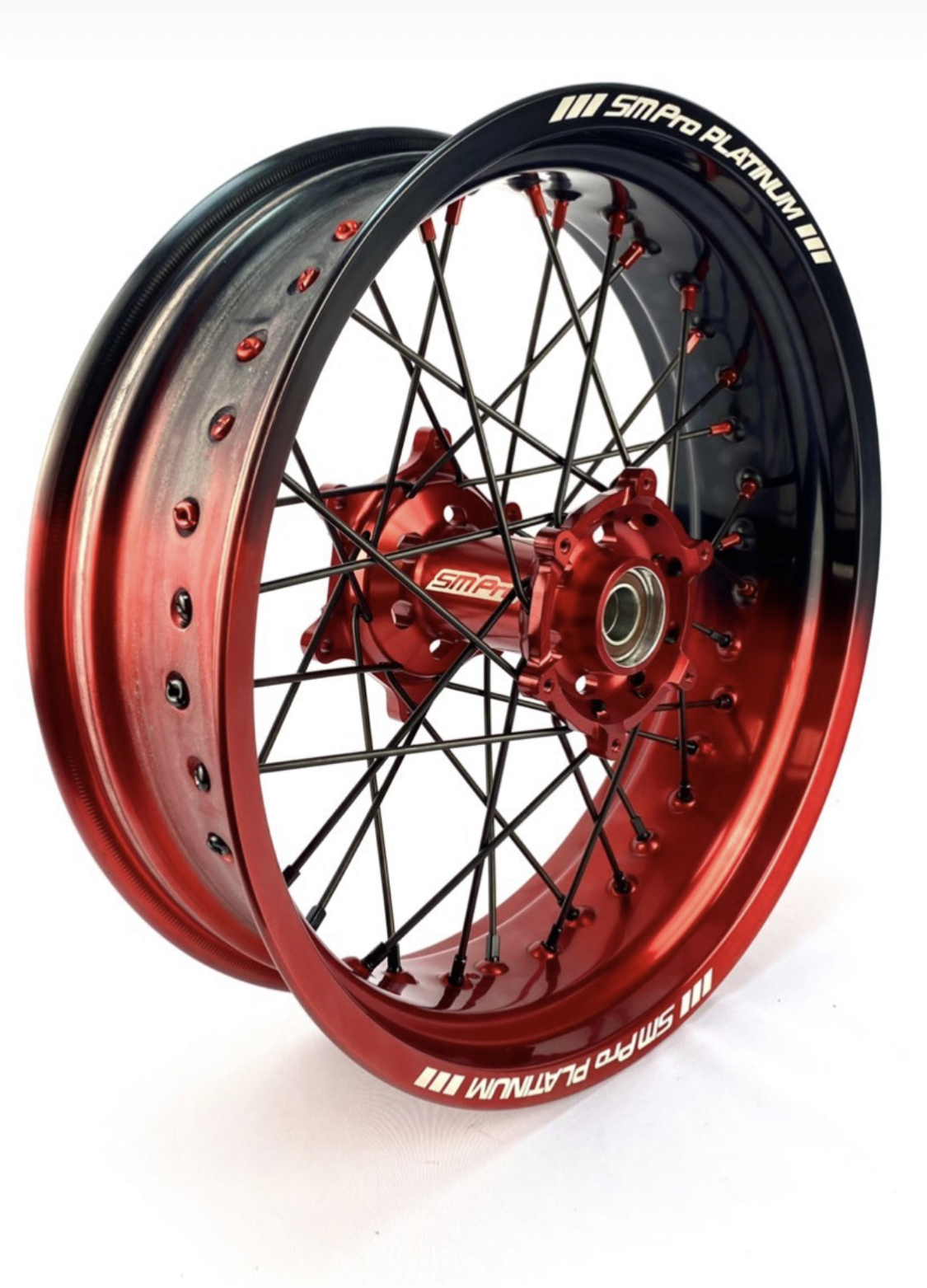 Rouge anodisé bicolore noir by SM Pro